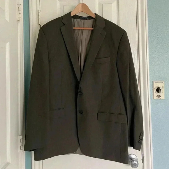 Lauren Ralph Lauren Gray Blazer size 46L. Made in Canada. - Picture 1 of 7